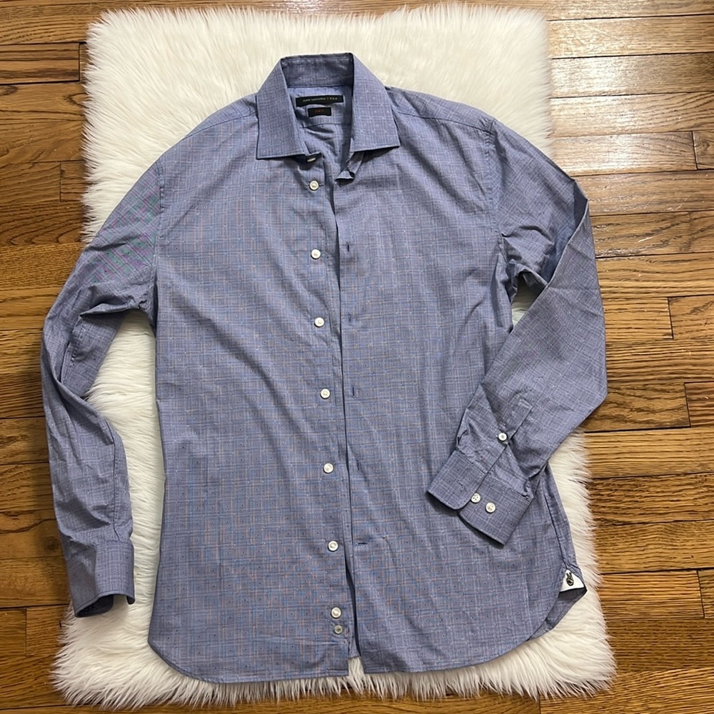 John Varvatos button down shirt long  sleeve